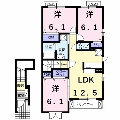 アンジェロ　クストーデ　Ｂの間取り