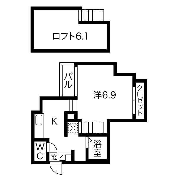 ＲＩＺＥＳＴルクシアの間取り