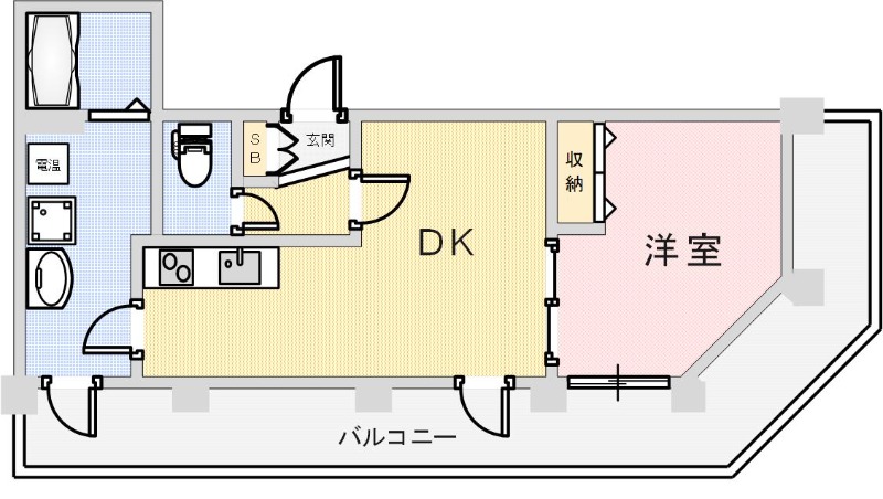 サンビルダープラス磯上ベースの間取り