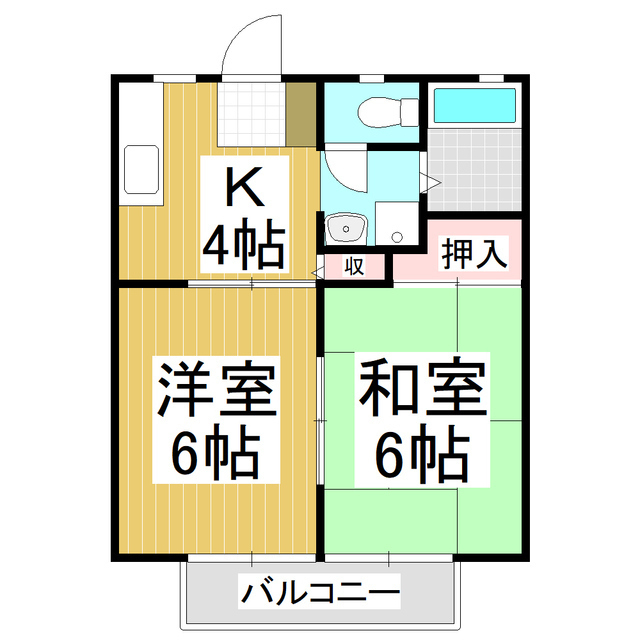 サンシティタカノの間取り