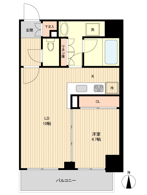 ザ・パーククロス広尾の間取り