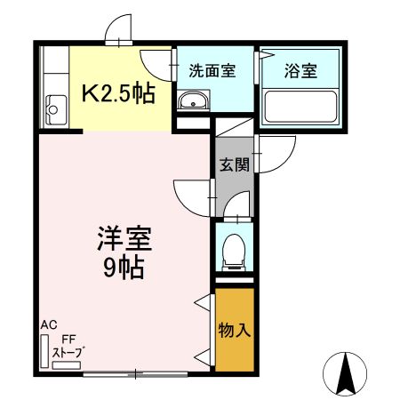 ハイセレールつるやの間取り