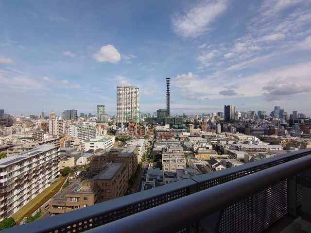 【新宿区河田町のマンションの眺望】