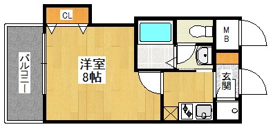 ビガーポリス133宝塚の間取り