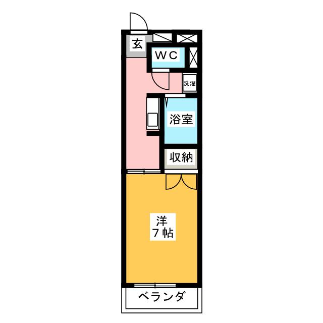 アルシオネ近藤の間取り