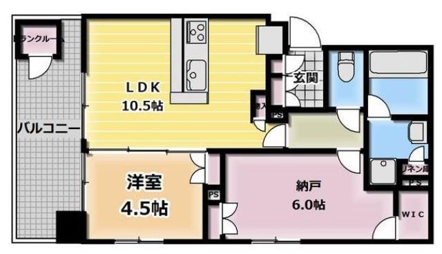 【豊島区北大塚のマンションの間取り】