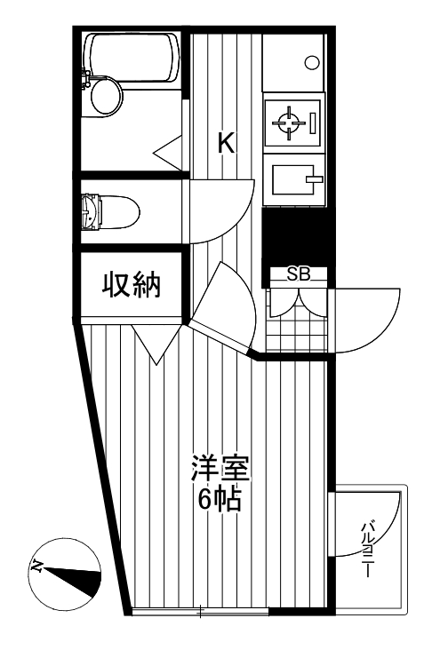 メゾンSAWAの間取り