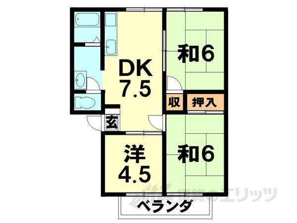 ウィステリアハイム2の間取り