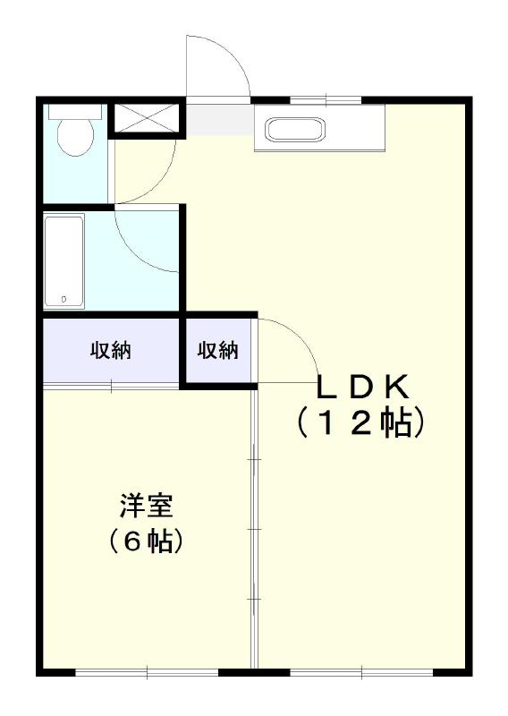 サンライフ２１シラヒゲの間取り