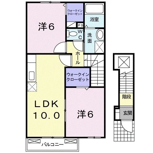 アンソレイエの間取り