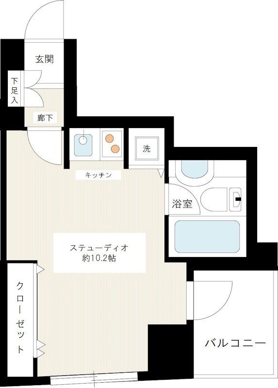 カスタリア新宿御苑の間取り