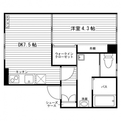 リベルテ白新町の間取り