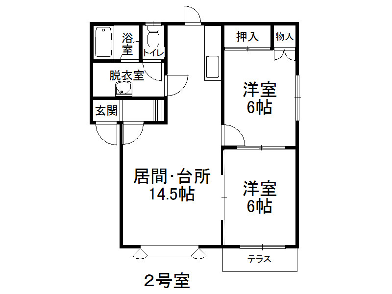 イーストサイドIVの間取り