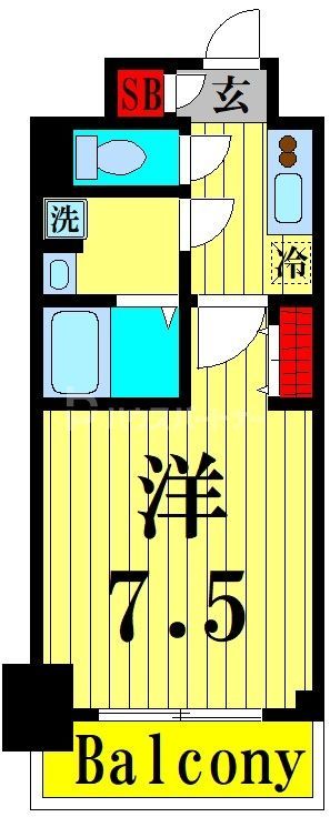 グランカミーユ江北の間取り