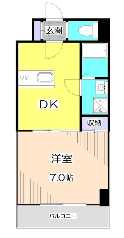 所沢市日吉町のマンションの間取り