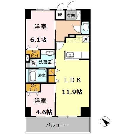 ヤマザキセキユビルディングの間取り