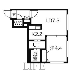 グランメゾン豊平の間取り