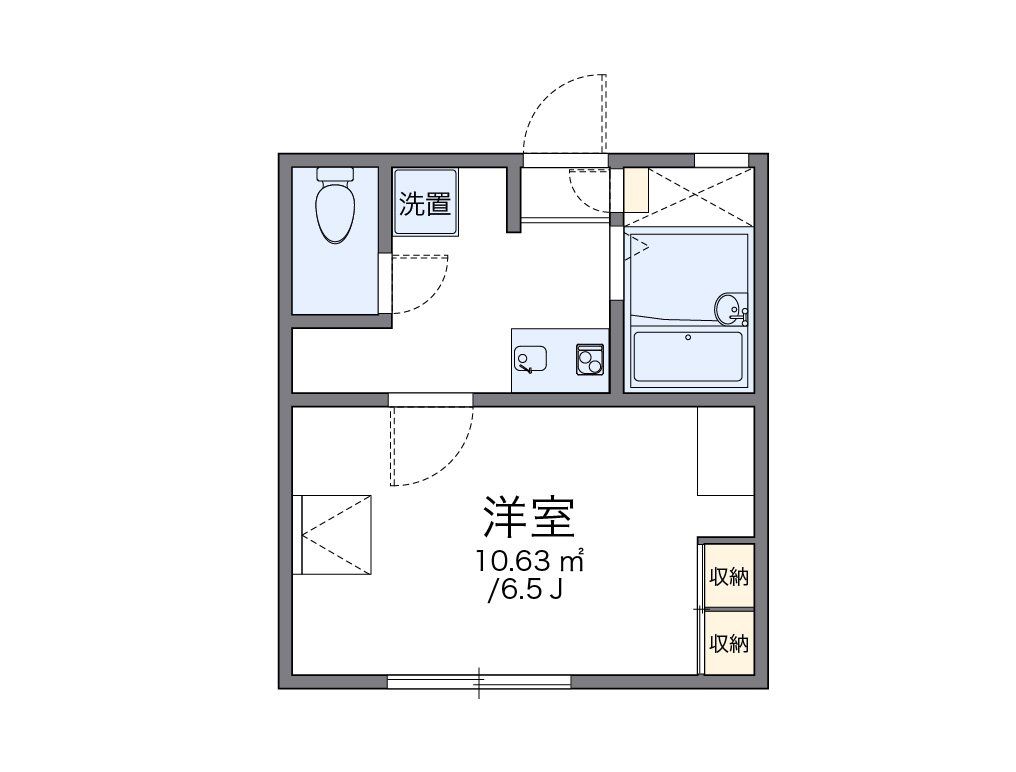 レオパレス美好町ＴＲＨの間取り