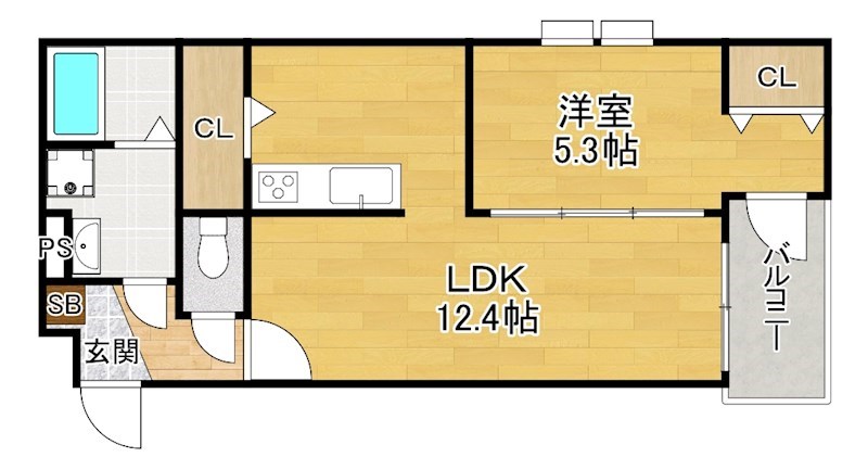 シエーナ枚方岡南の間取り