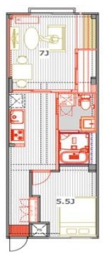 世田谷区経堂のマンションの間取り