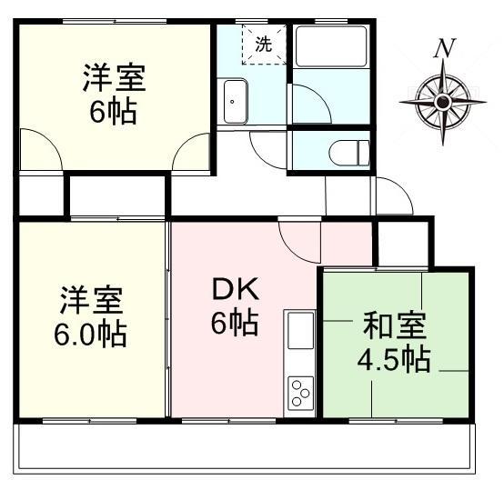 高松市仏生山町のマンションの間取り