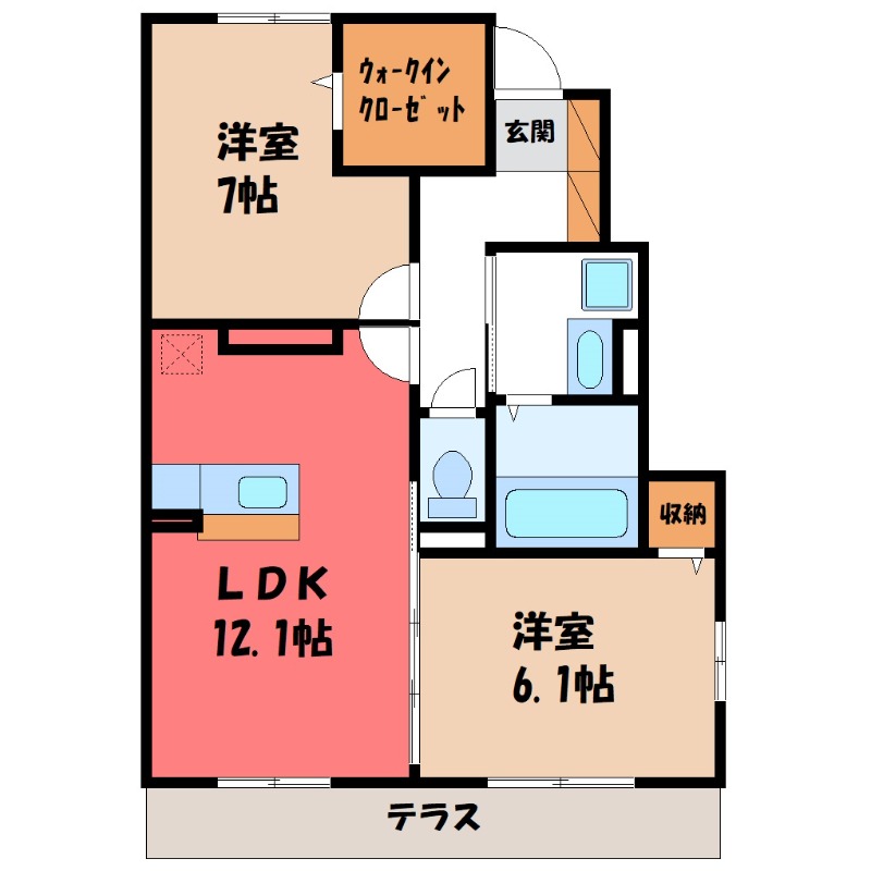 リベルテの間取り