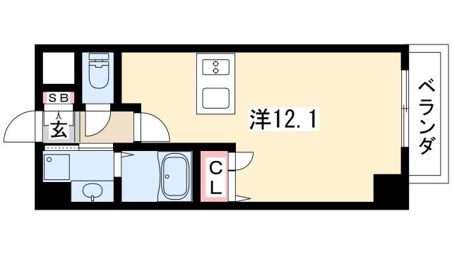 プレサンス東別院駅前コネクションの間取り