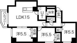 セピア山の手の間取り