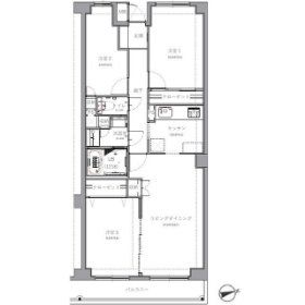 横浜市港北区日吉本町のマンションの間取り