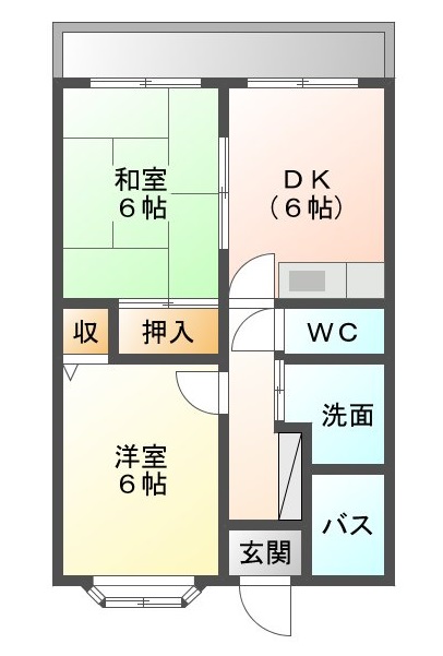 グリーンハイツ西武の間取り
