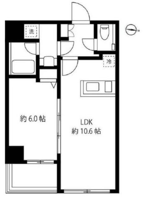 ブルーミング西麻布の間取り