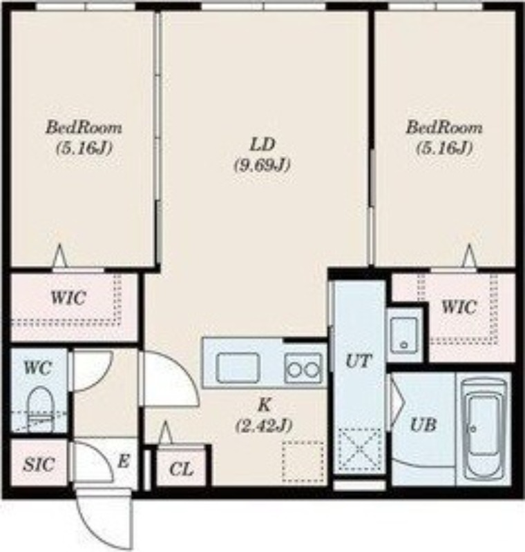 Diore Residence Sapporoの間取り