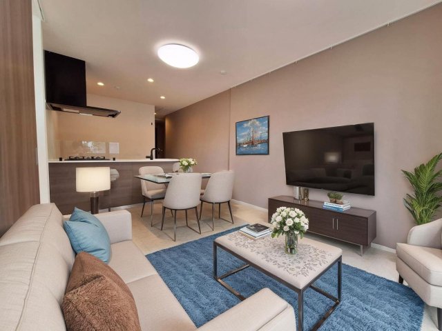 居室・リビング　※CG家具の為実際は家具・家電は付きません。