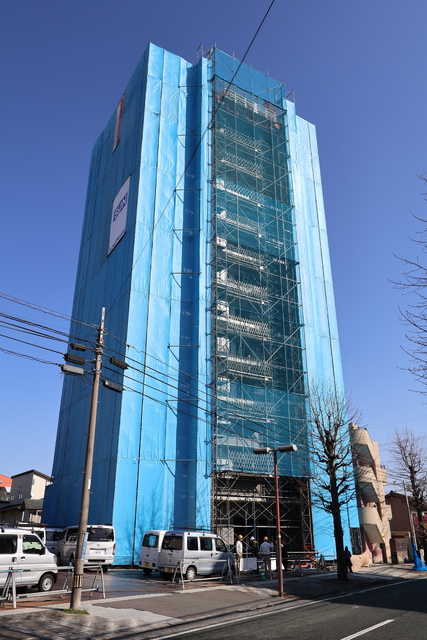 建物外観　２０２６年３月下旬入居開始の１ＬＤＫ・２ＬＤＫ複合マンション