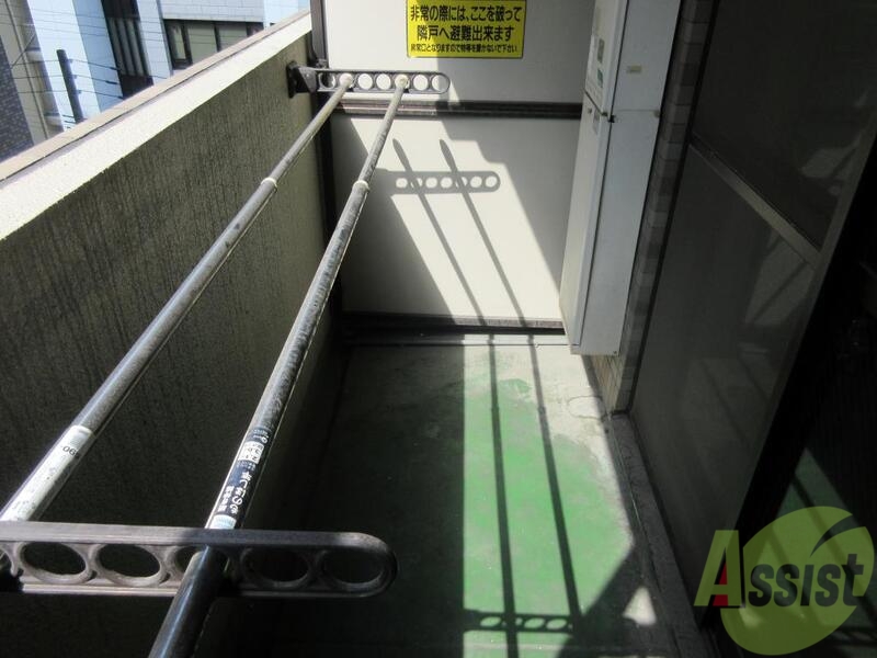 バルコニー　通風良好