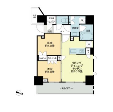 ライオンズ千代田岩本町ミレスーKDAの間取り写真