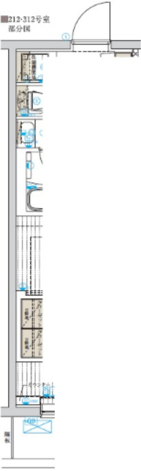 その他　312号室 部分図