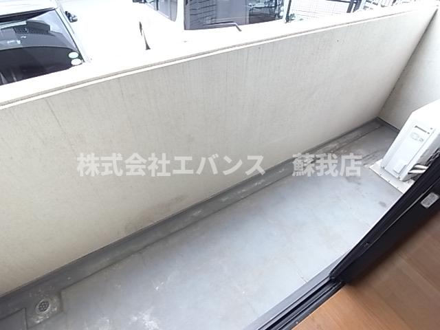 バルコニー　広々としたバルコニーです