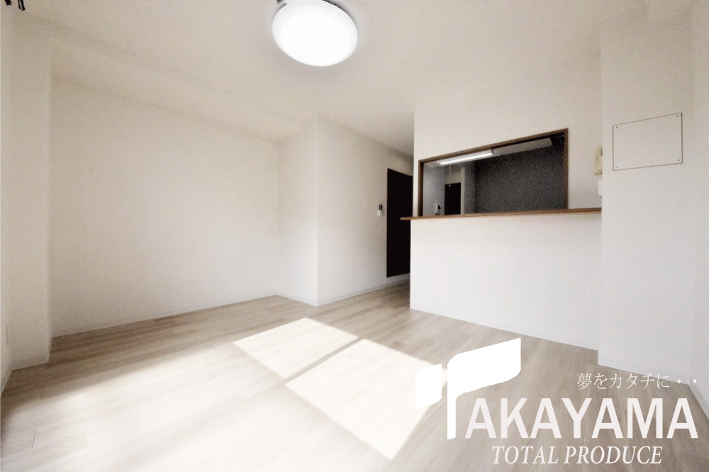 居室・リビング　リビング角度別、対面式カウンターキッチンのあるお部屋です★