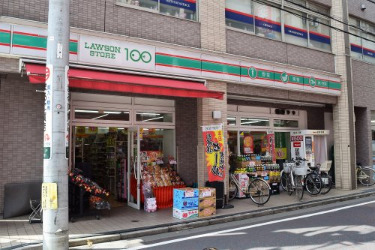 コンビニ　ローソンストア100　多摩区役所前店（コンビニ）まで297m