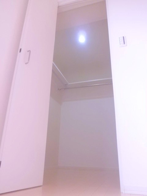 収納　広々したウォークインクロゼット