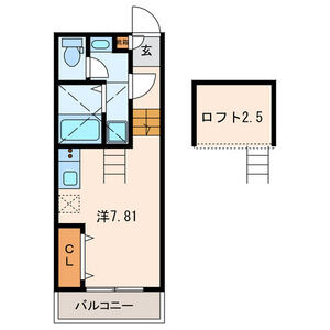 メゾンヴェルトゥの間取り写真