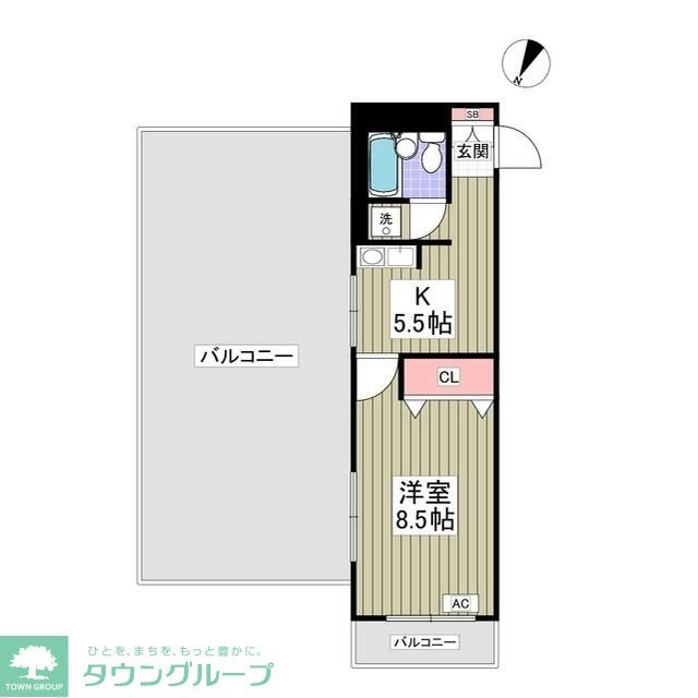 都営大江戸線 練馬春日町駅 徒歩15分 4階建 築39年の間取り写真