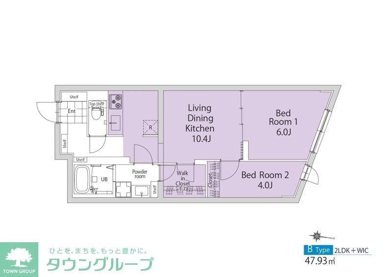 OAK VILLA SOU祐天寺の間取り写真