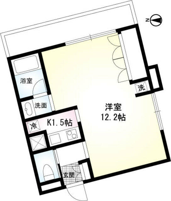EL COURT WADAの間取り写真