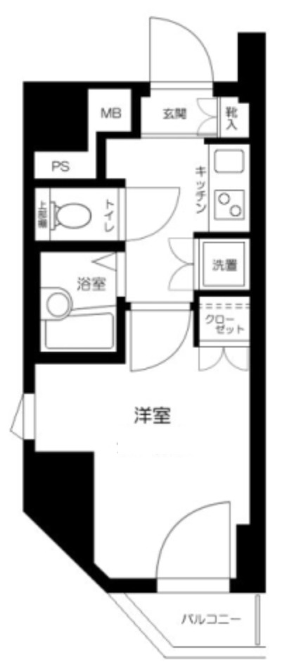 ファーストプレイス菊川の間取り写真