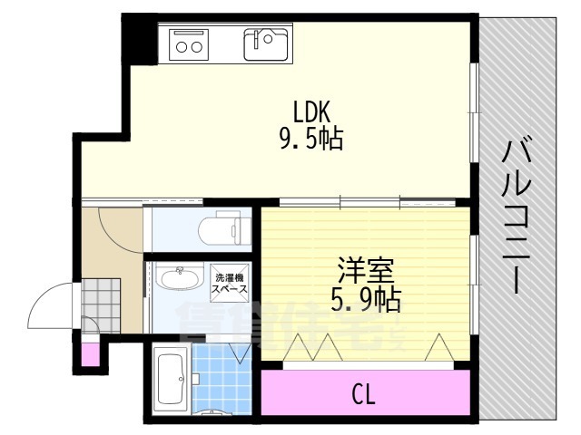 ラフォーレ内本町の間取り写真