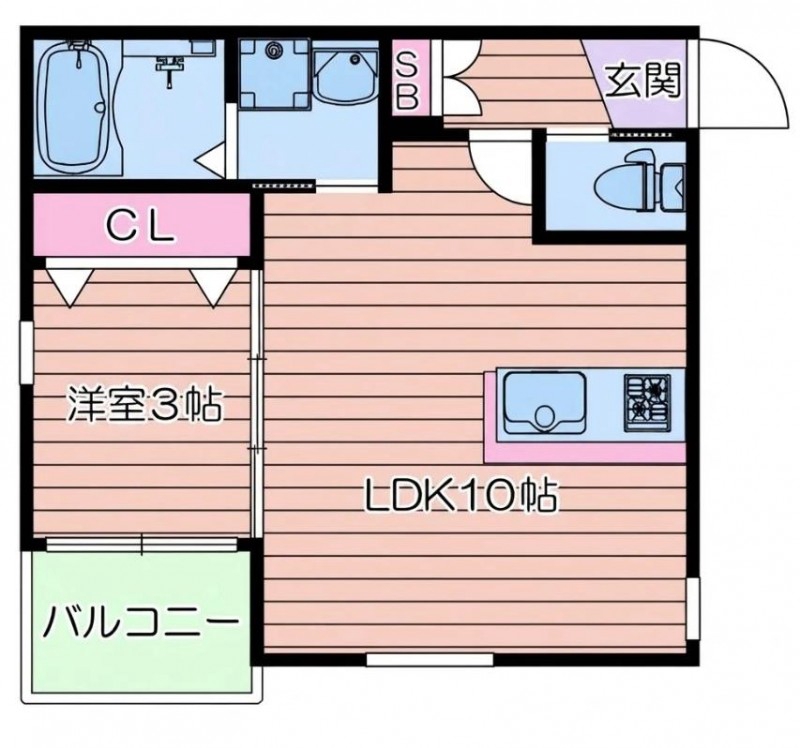 ＪＲ東海道本線 千里丘駅 徒歩8分 3階建 築1年の間取り写真