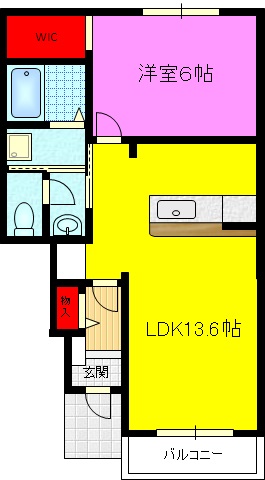 リエート新田IIの間取り