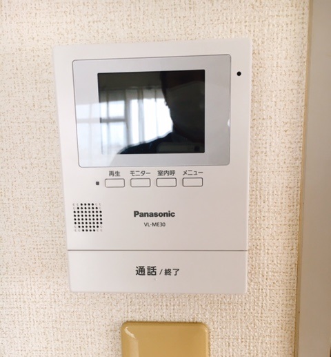 セキュリティ　録画機能付きカラーTVインターホンです
